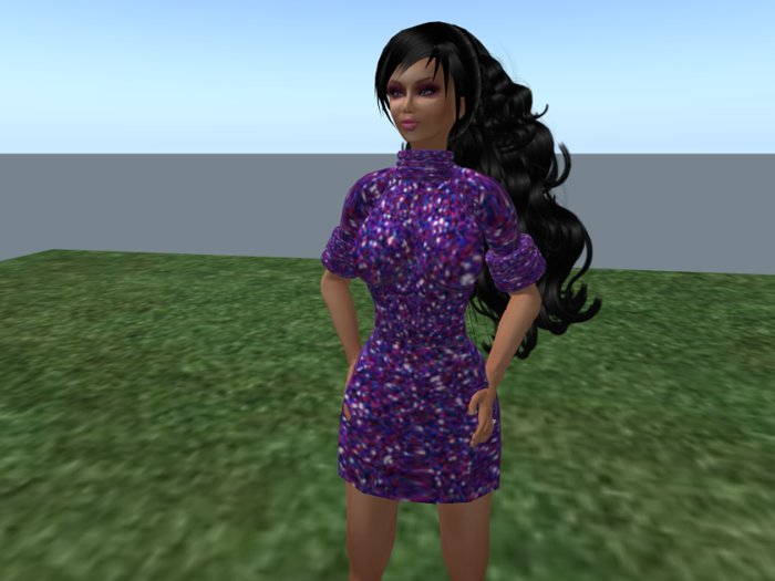 Shining Dress Violet