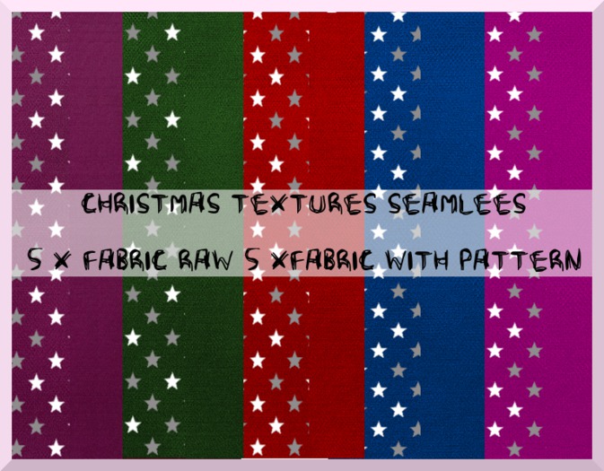*CD* Christmas Textures Pack ( FULL PERM ) 10 Textures