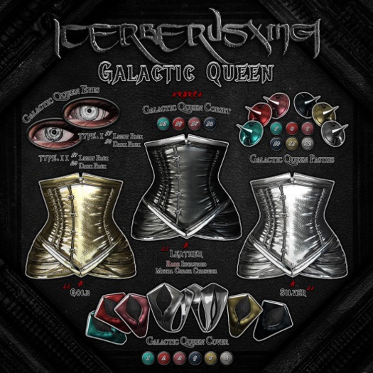 23. [CX] Galactic Queen - Corset - Silver (HG) RARE