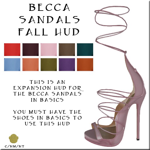 BM Becca Sandals Fall HUD