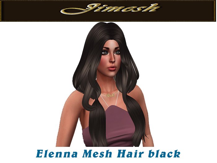 Elenna Mesh Hair black