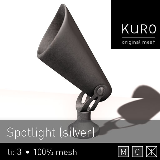 Kuro - Spotlight silver