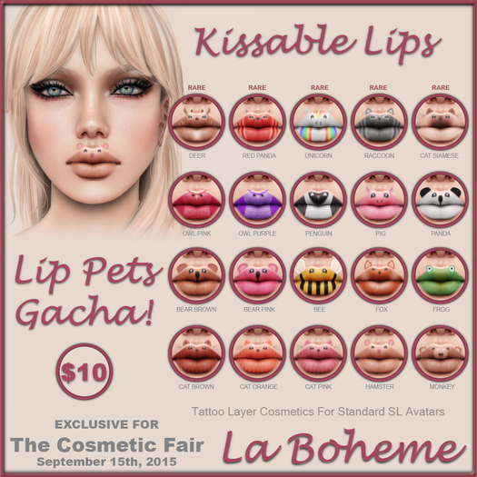 [LB Kissable Lip Pets] Pig