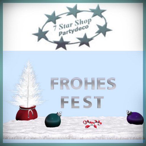 Frohes Fest silber