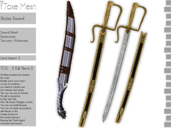 ! TakeMesh -Styles Sword