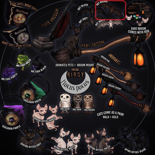 Birdy - Hocus Pocus - Bat - Brown [box]