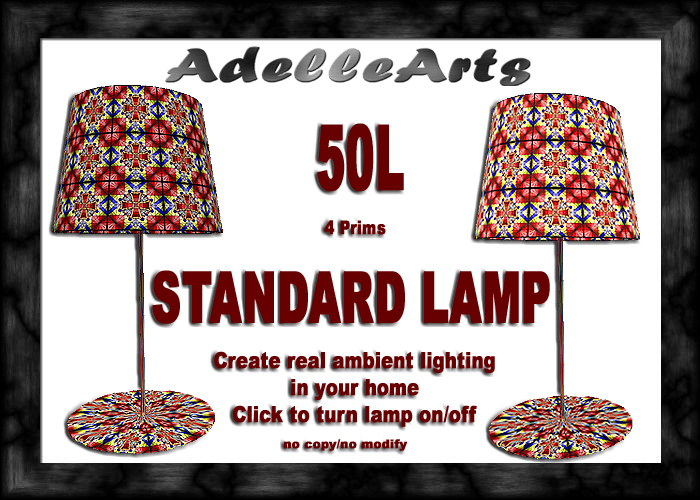 AdelleArts Standard Lamp