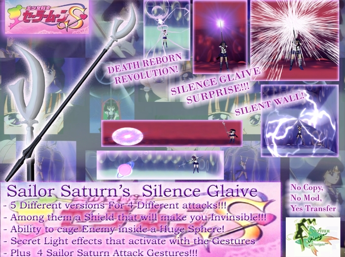 ♄  SAILOR SATURN'S SILENCE GLAIVE  ♄