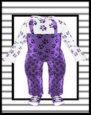 Pat A Kake Purple Cat Paws Jumper