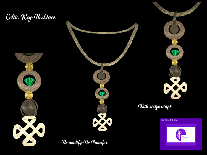 CELTIC KEY NECKLACE #2.0 Vendor MP