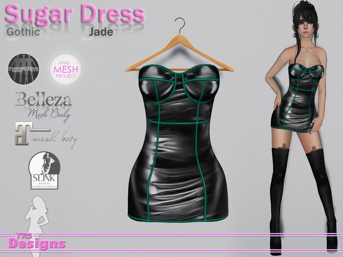 Sugar Dress Gothic Jade