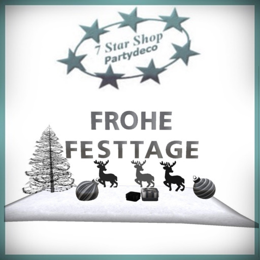 Frohe Festtage black