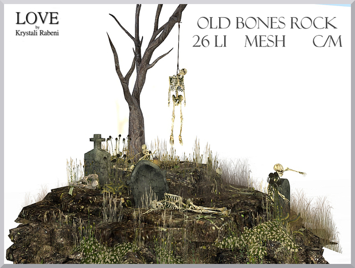 LOVE - OLD BONES ROCK - GARDEN DECOR