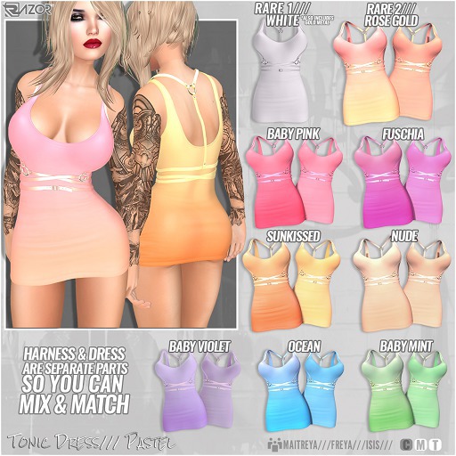 Razor/// Tonic Dress - Nude