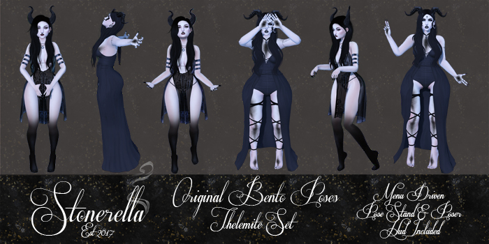 Stonerella :: Thelemite Pose Set ::add me to unpack::