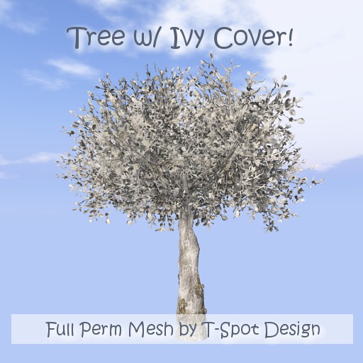 T-Spot Mesh - Tree w/ Ivy Cover - Winter - Full Perm - LI=5
