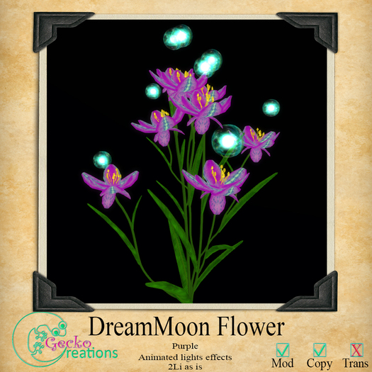 GC-DreamMoon Flower Purple