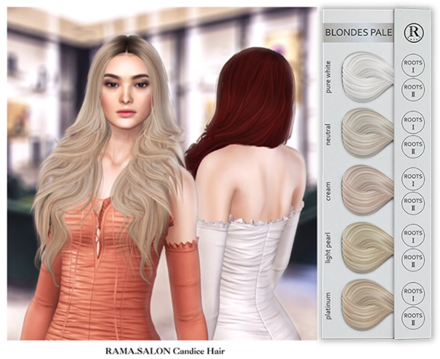 RAMA.SALON - Candice Hair 'BLONDES PALE'