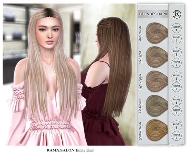 RAMA.SALON - Emily Hair 'BLONDES DARK'