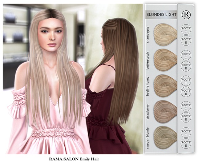 RAMA.SALON - Emily Hair 'BLONDES LIGHT'
