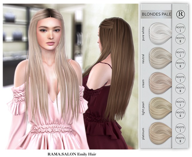 RAMA.SALON - Emily Hair 'BLONDES PALE'