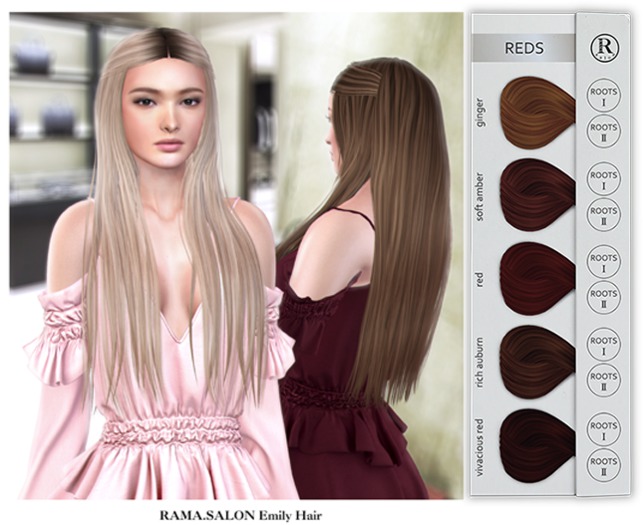 RAMA.SALON - Emily Hair 'REDS'