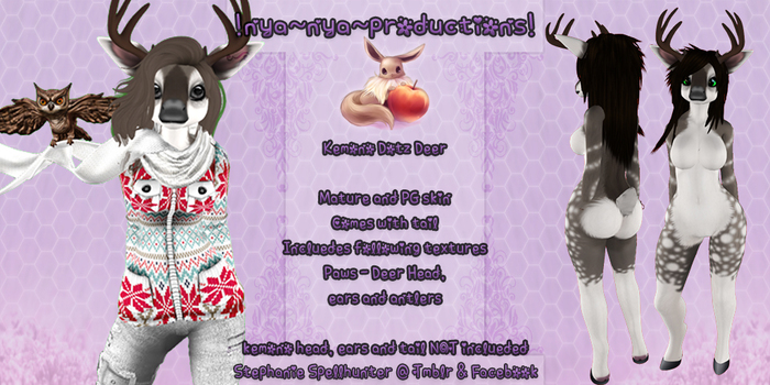 !N~N~P! Kemono Mod - Deer Dotz *Hud Box*