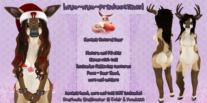 !N~N~P! Kemono Mod - Deer Natural *Hud Box*