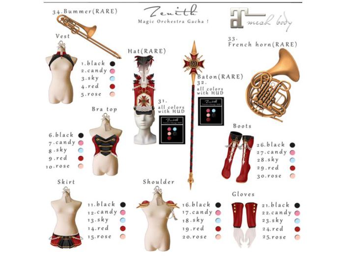 =Zenith=Magic Orchestra (Sky) Glove