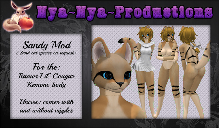  !N~N~P! Raawr Lil' Cougar - Sandy *Hud Box* 