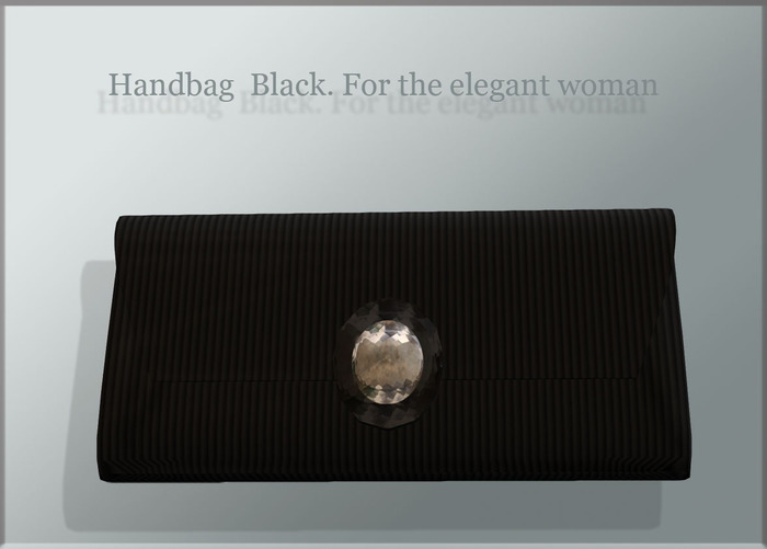 Handbag  Black. For the elegant woman