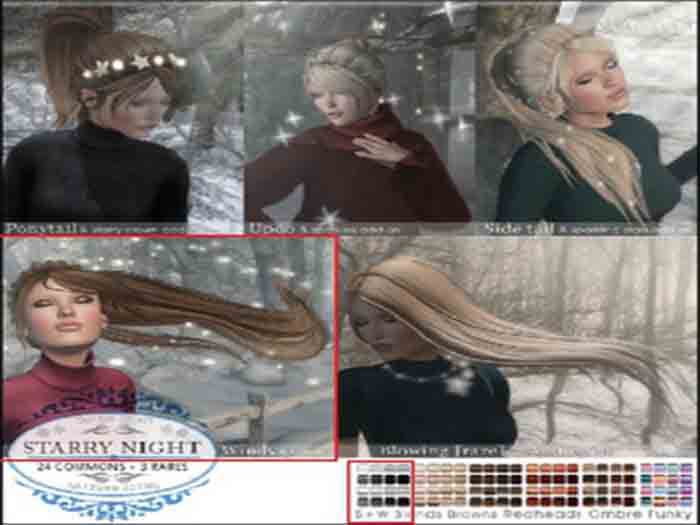 Tableau Vivant \\  Starry Night \\ Updo - Funky