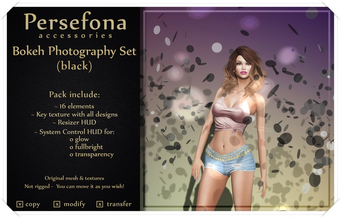 Persefona Bokeh Photography Set (black)