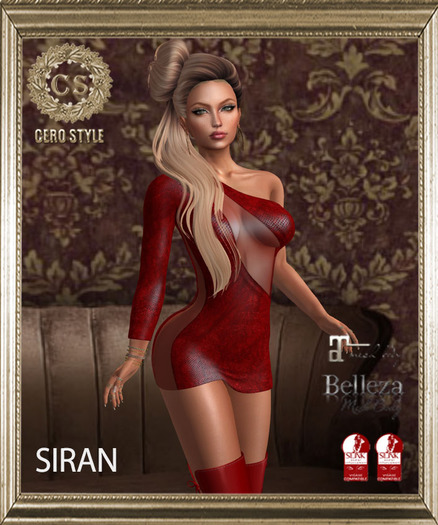 CERO STYLE Siran Dress Red