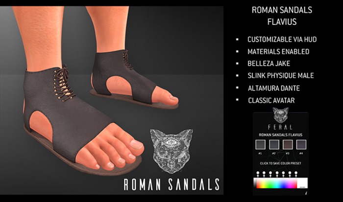 Feral - Roman Sandals Flavius