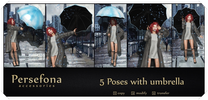Persefona Umbrella Poses