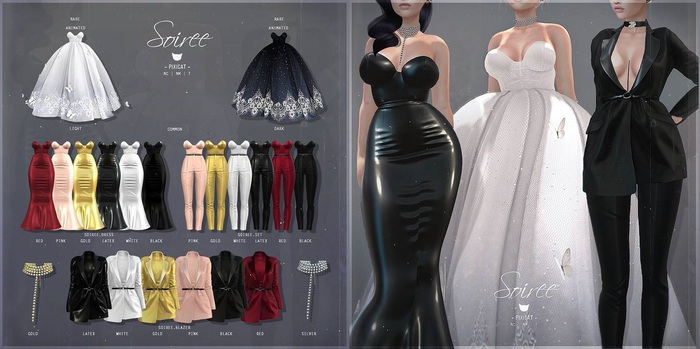-Pixicat- Soiree.Gown - Light (Freya) RARE