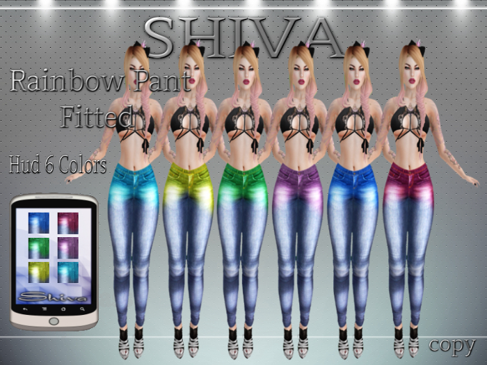 SH! Rainbow Pant Fitted