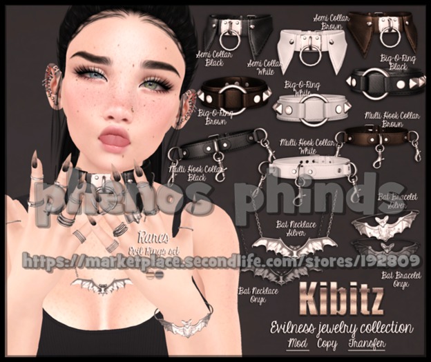 Kibitz - Semi collar - brown