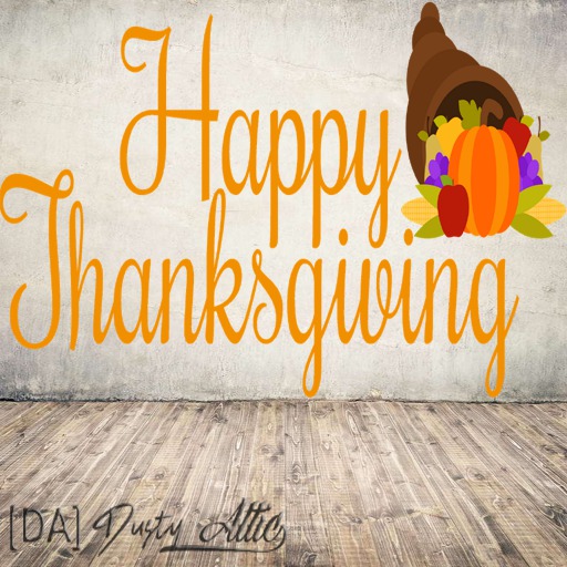 [DA] HAPPY THANKSGIVING DECAL