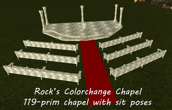 Rock's Colorchange Wedding Chapel (Boxed)