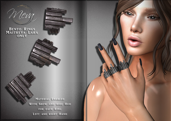 Meva Skyline Bento Rings Dark Box [Wear Me]