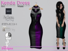 Kenda Dress Bat Violet