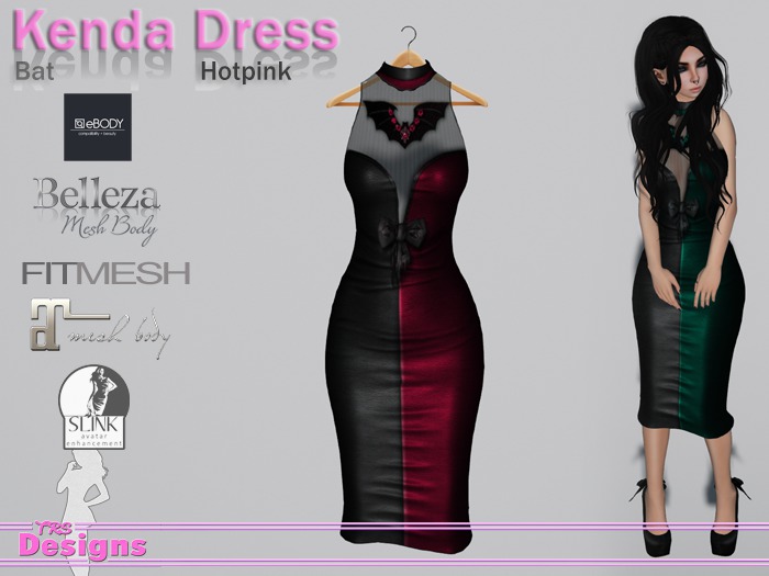 Kenda Dress Bat Hotpink