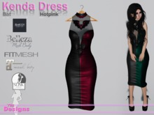 Kenda Dress Bat Hotpink