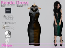Kenda Dress Bat Brown