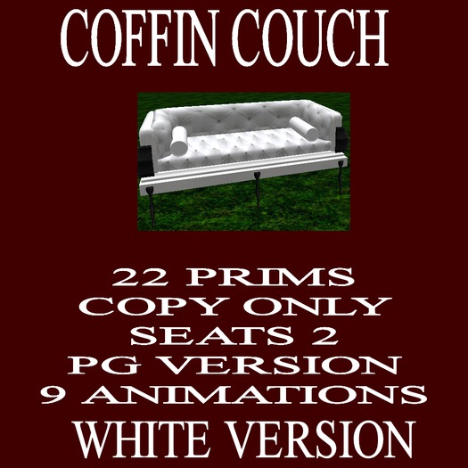 Casket Couch White