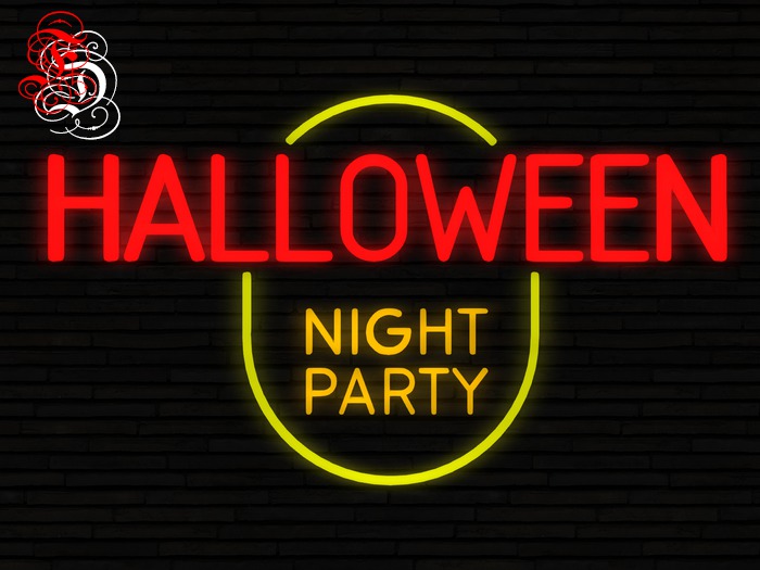 Frosensum ~ HALLOWEEN - NIGHT PARTY SIGN DEMO