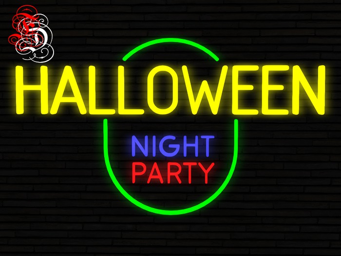 Frosensum ~ HALLOWEEN - NEON NIGHT PARTY SIGN [3in1]