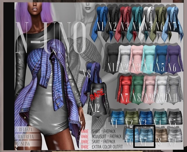 N-Uno - Adely Skirt // N 7 // Belleza Freya